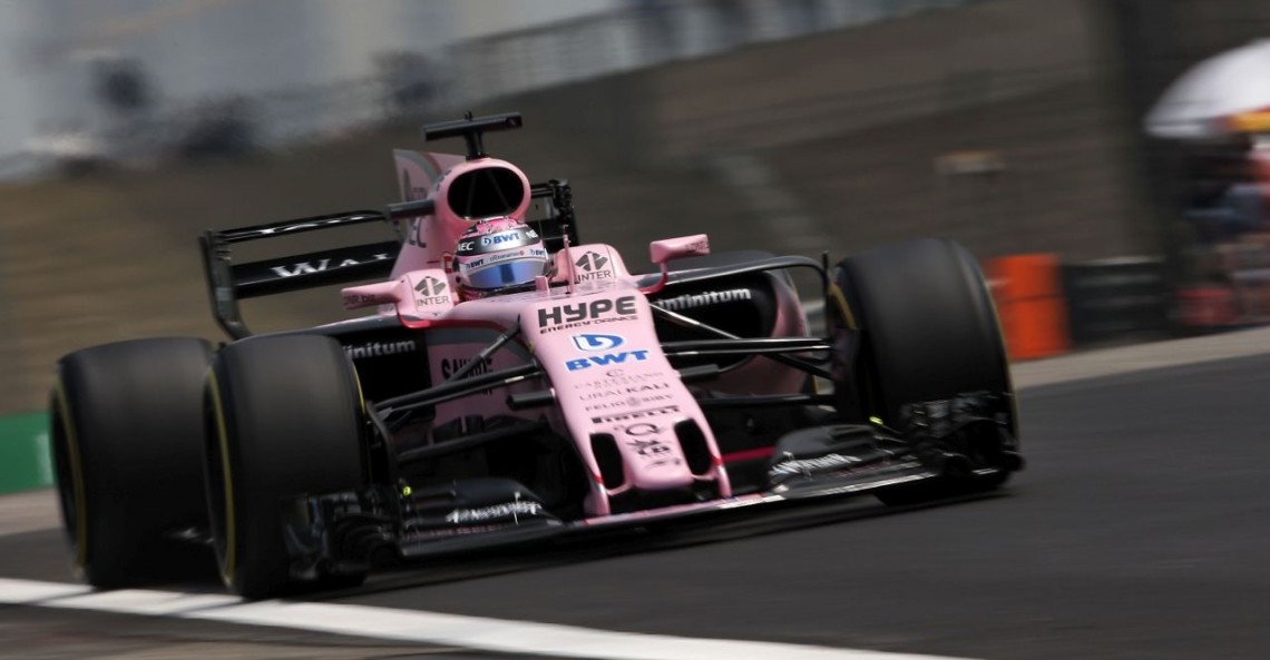 Force India umieściło ponad 30 mini skrzydełek na pokrywie silnika bolidu