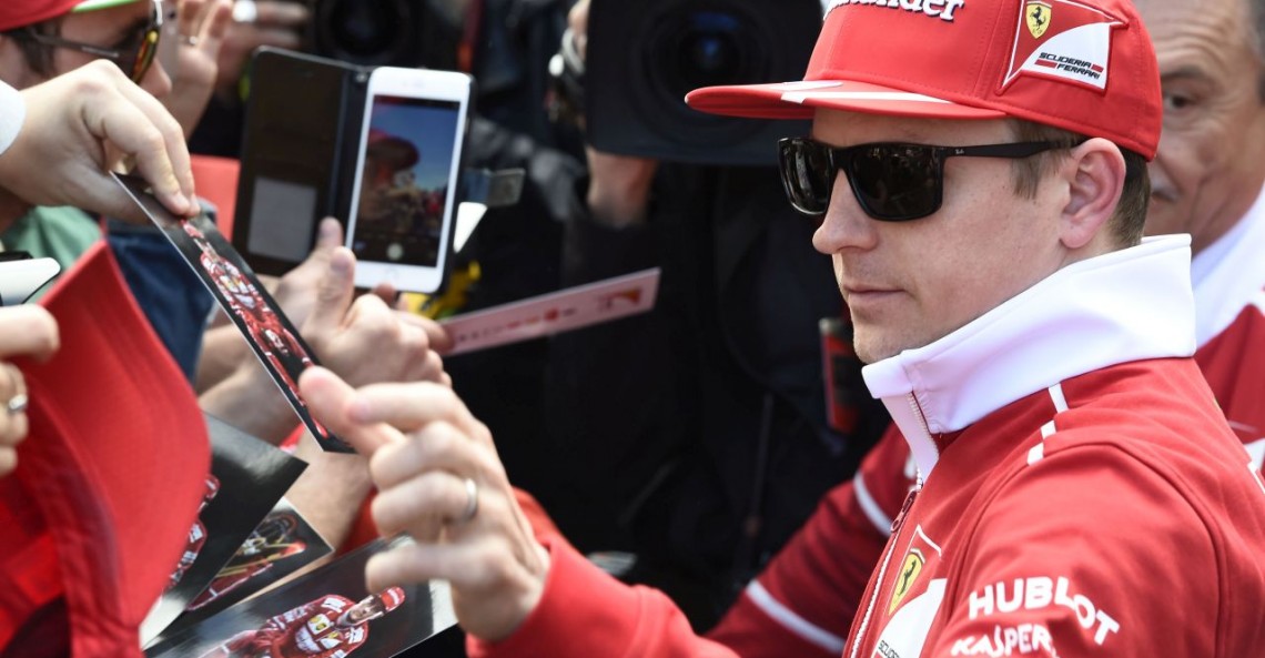 Raikkonen odwiedził Warszawę