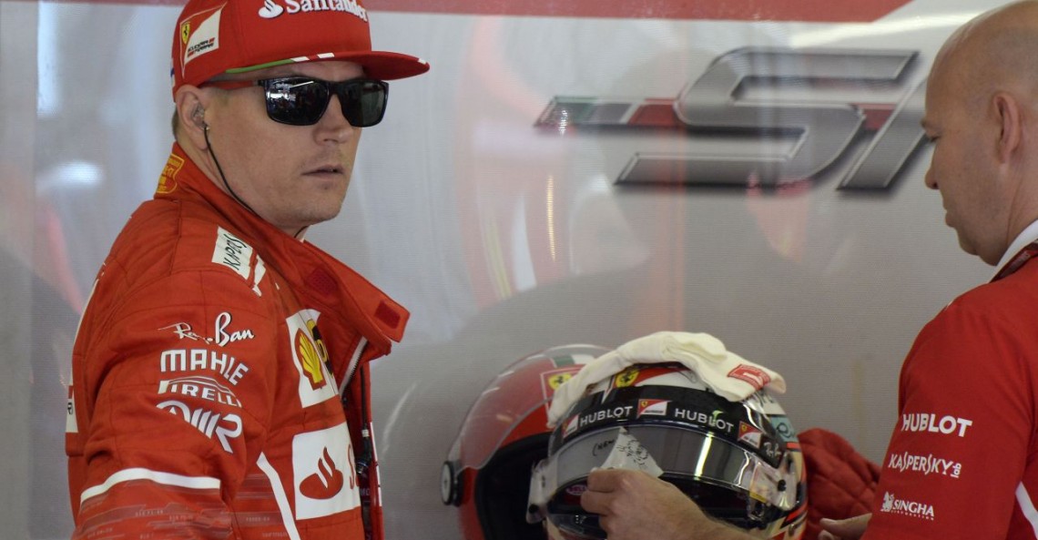 Raikkonen złamał nogę mechanikowi