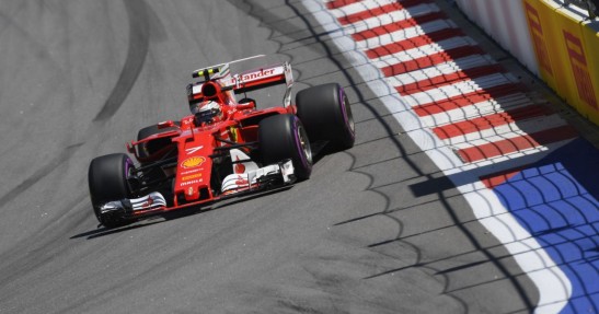 Raikkonen miał problem z rozgrzaniem opon