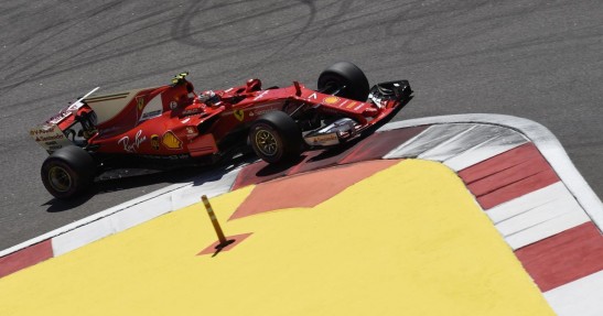 Raikkonen miał problem z rozgrzaniem opon