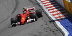 Raikkonen mia problem z rozgrzaniem opon