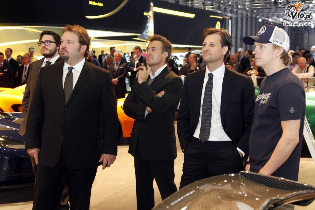 Raikkonen odwiedzi� targi motoryzacyjne w Genewie