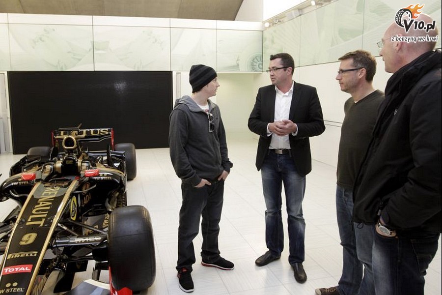 Raikkonen odwiedzi fabryk Lotus Renault GP