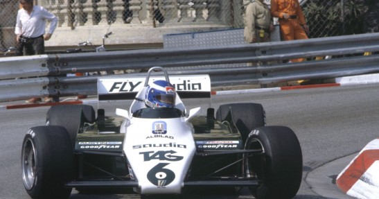 Keke Rosberg w Williamsie FW07C podczas GP Monako 1982