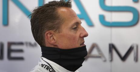 Schumacher rozbity problemami z oponami