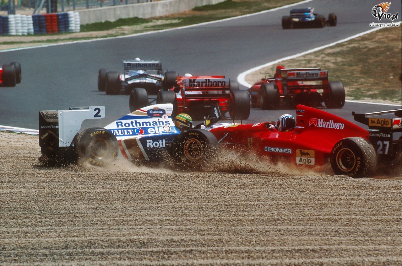 Ayrton Senna mia jedzi dla Ferrari