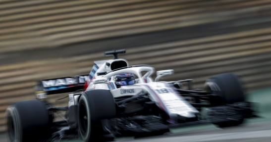 Lance Stroll w bolidzie Williamsa