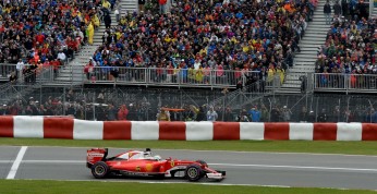 Vettel hamował przed mewami