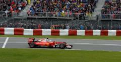 Vettel hamowa przed mewami