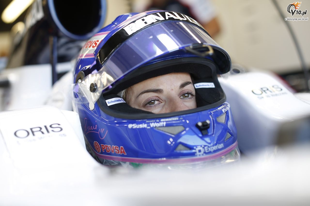 Susie Wolff zdeterminowana pokaza co potrafi podczas debiutu w weekendzie wycigowym F1
