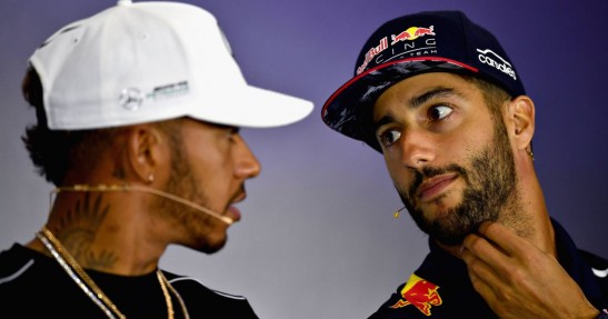 Hamilton odpowiedział Ricciardo