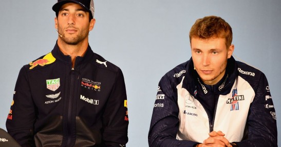 Daniel Ricciardo i Siergiej Sirotkin