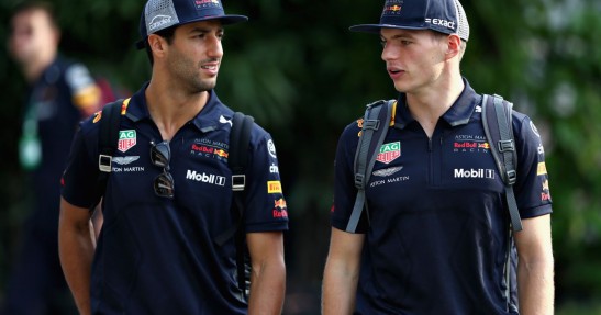 Ricciardo: Verstappen mocno przyspieszył