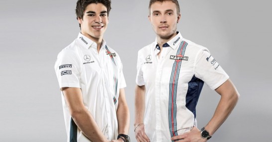 Lance Stroll i Siergiej Sirotkin