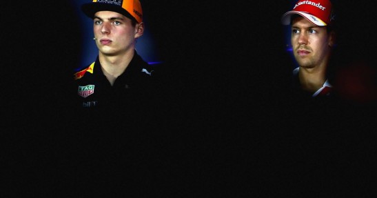 Max Verstappen i Sebastian Vettel