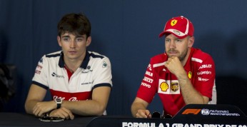 Leclerc w Ferrari 
