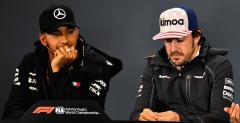 Alonso zadowolony z mistrzowskich tytuw Hamiltona