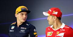 Max Verstappen i Sebastian Vettel