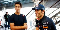 Przyja Ricciardo i Webbera na zakrcie
