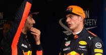 Verstappen chwali si przewag nad Ricciardo w kwalifikacjach
