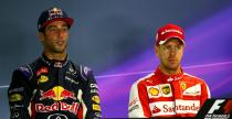 Vettel i Ricciardo miej si z 'szalonego' intruza na torze. 'Kusio mnie, by skrci i go podci!'