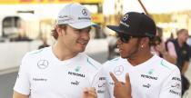 Rosberg i Hamilton na pokojowym obiedzie