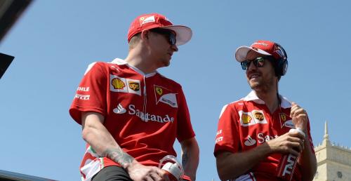 Raikkonen zapunktowa u Ferrari przepuszczeniem Vettela
