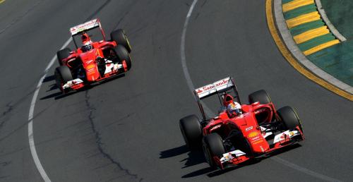 Vettel i Raikkonen z kar cofnicia na starcie GP USA za wymian silnika