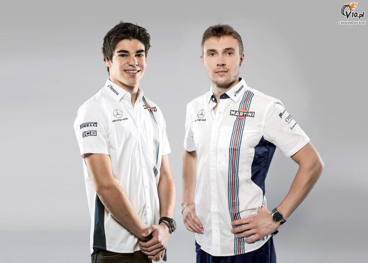 Lance Stroll i Siergiej Sirotkin