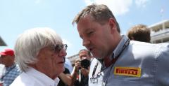 Ecclestone zabra gos ws. afery testowej. Obwinia Mercedesa, broni Pirelli