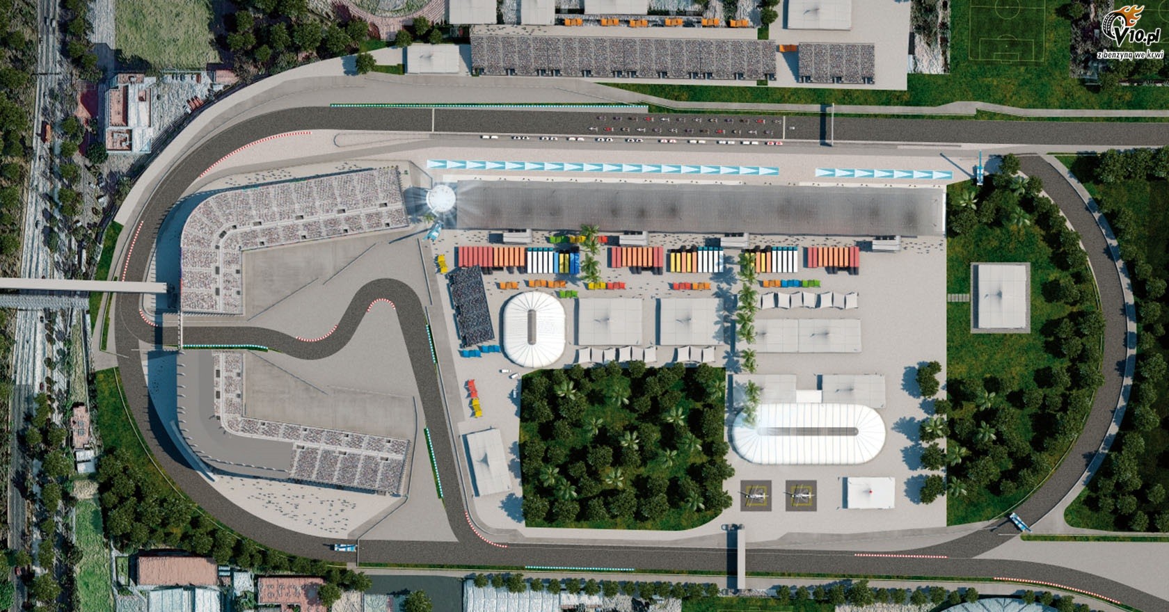 Odrestaurowany tor F1 w Meksyku na nowych wizualizacjach