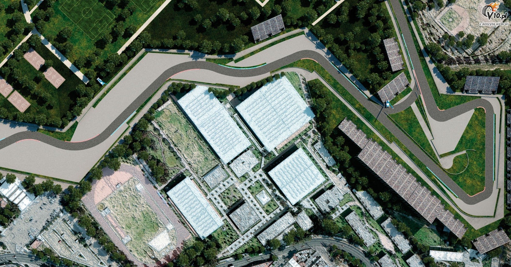 Odrestaurowany tor F1 w Meksyku na nowych wizualizacjach