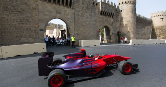 Pierwsza przejażdżka bolidem na nowym torze F1 w Baku