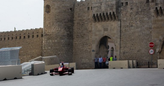 Tor F1 w Baku - pierwsza jazda