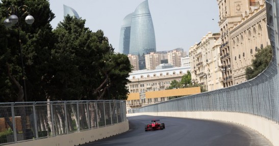 Pierwsza przejażdżka bolidem na nowym torze F1 w Baku