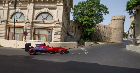 Tor F1 w Baku - pierwsza jazda