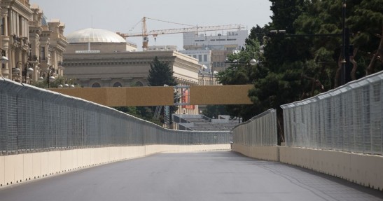 Pierwsza przejażdżka bolidem na nowym torze F1 w Baku