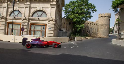 Pierwsza przejadka bolidem na nowym torze F1 w Baku