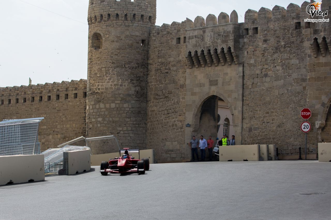 Tor F1 w Baku - pierwsza jazda