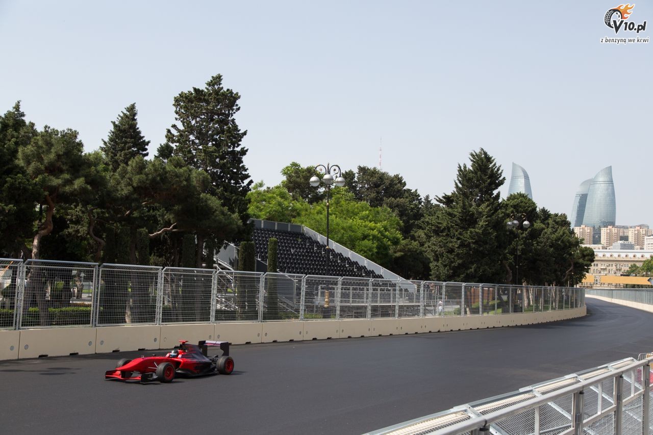 Tor F1 w Baku - pierwsza jazda