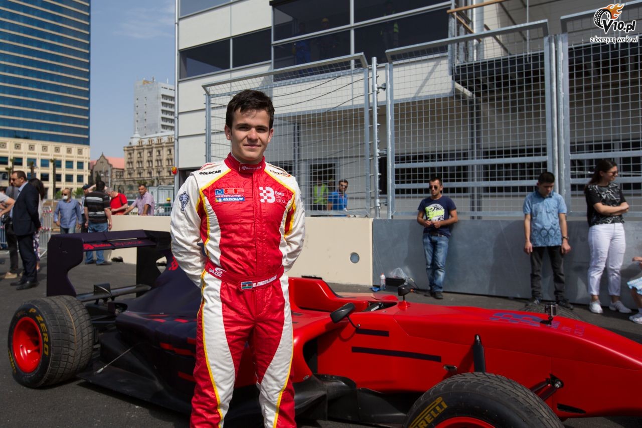 Pierwsza przejadka bolidem na nowym torze F1 w Baku