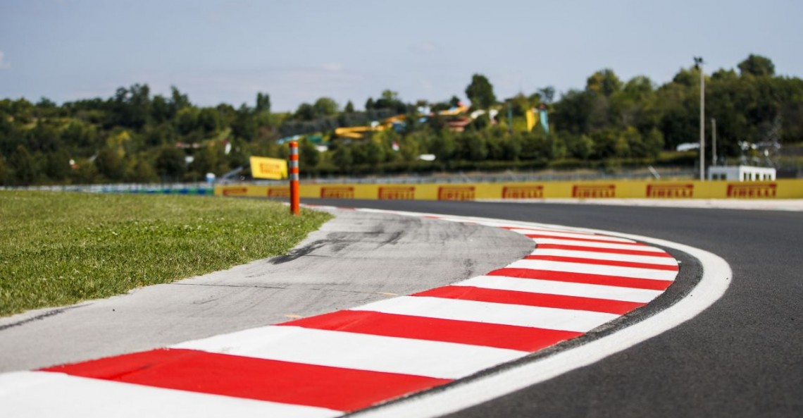 GP Węgier 2018 - ustawienie na starcie wyścigu