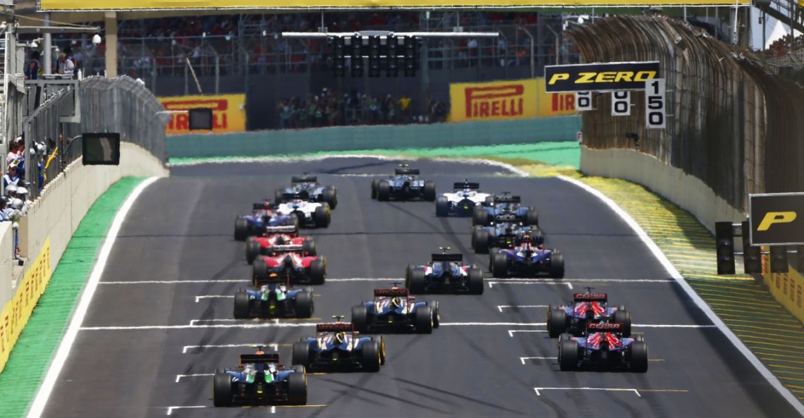 GP Brazylii 2018 - ustawienie na starcie wyścigu