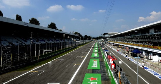 GP Włoch 2018 - ustawienie na starcie wyścigu