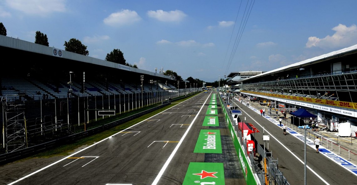 GP Włoch 2018 - ustawienie na starcie wyścigu