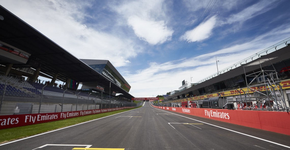 GP Austrii 2017 - ustawienie na starcie wyścigu