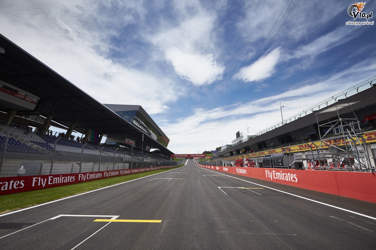 GP Austrii 2017 - ustawienie na starcie wycigu