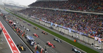 GP Chin 2018 - ustawienie na starcie wyścigu