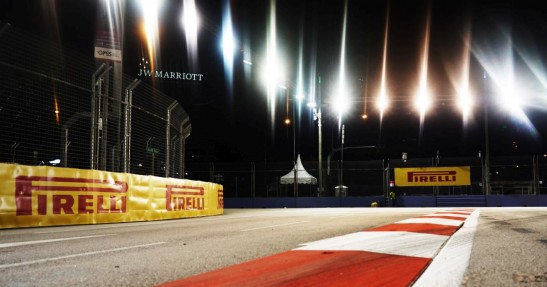 GP Singapuru 2018 - ustawienie na starcie wyścigu